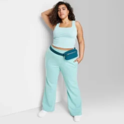 Women's High-Rise Wide Leg French Terry Sweatpants - Wild Fable™ -Wild Fable GUEST f7871b1a 5c5d 49ec 9cae 5eace60b9045