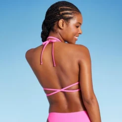 Wild Fable 44 Women's Beaded Wrap Triangle Bikini Top - Wild Fableā¢