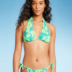 Women's Bead Detail U-Neck Multi-Way Bralette Bikini Top - Wild Fable™ Multi Tropical Print -Wild Fable GUEST fbf86b2e 0a79 48df 858c 05241b134f6c